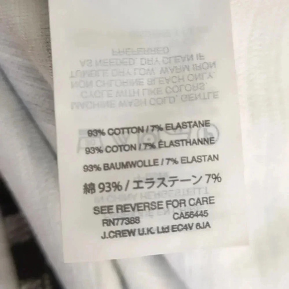 J. Crew Black& White Striped Tee Shirt Dress - Picture 8 of 10